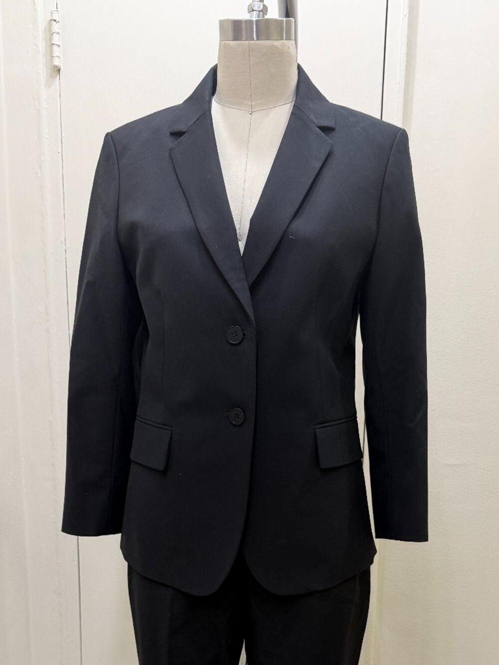 Theory Black Wool Blend Blazer